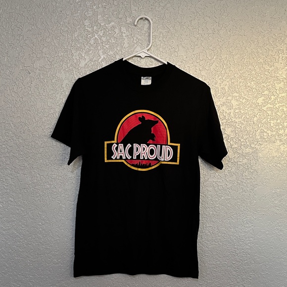 Port and Company Tops - Port and Company Black Sac Proud Tee